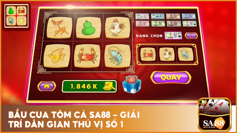 Bầu Cua Tôm Cá Sa88 - Giải Trí Dân Gian Thú Vị Số 1 1 Bầu Cua Tôm Cá