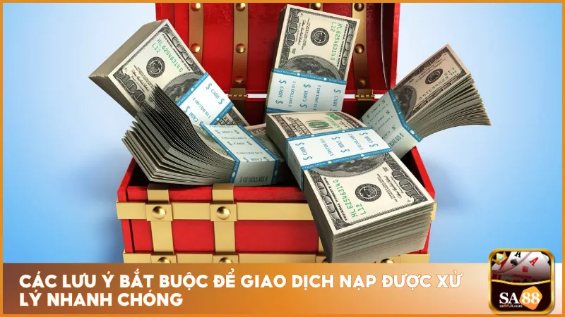 Đảm bảo thông tin chính xác và tuân thủ quy định về hạn mức để giao dịch được xử lý nhanh và an toàn