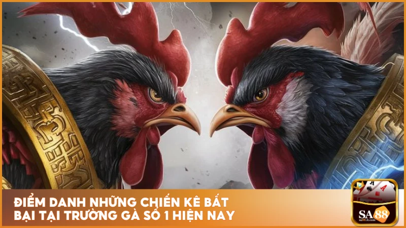Điểm danh những chiến kê bất bại tại trường gà số 1 hiện nay