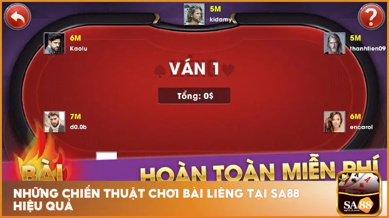 Để giành lợi thế khi chơi bài liêng sa88, không chỉ cần bài đẹp mà còn cần biết đọc tình huống