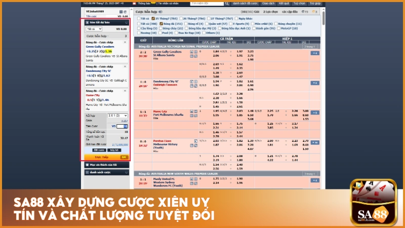 Kèo Xiên Sa88 - Cược Nhiều Thắng Đậm, Nhận Thưởng Khủng 4 Sa88 xây dựng cược xiên uy tín và chất lượng tuyệt đối